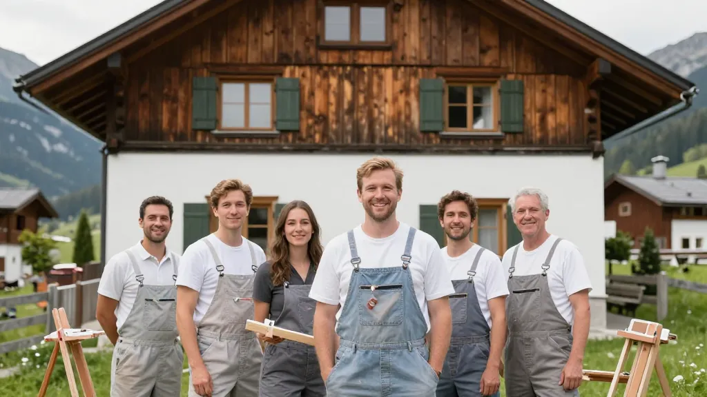 Malermeister Patrick Oberprantacher Team